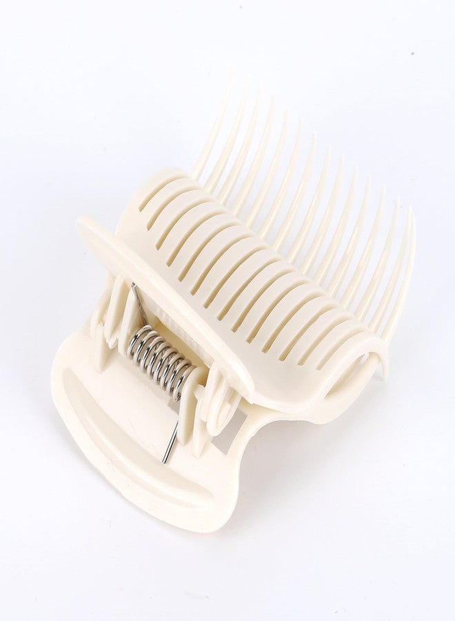 Tbestmax 12 Pack Hot Roller Clips for Hair Curler Claw Clip Replacement Hair Section Styling for Women Girls - White - Image 4